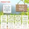 16 PCS Inspirational Word Stencils for Painting – Large Reusable Motivational Quote Templates for Wood Signs, Porch, Front Door, Wall Art & DIY Home Decor (11.8 x 11.8 Inch)